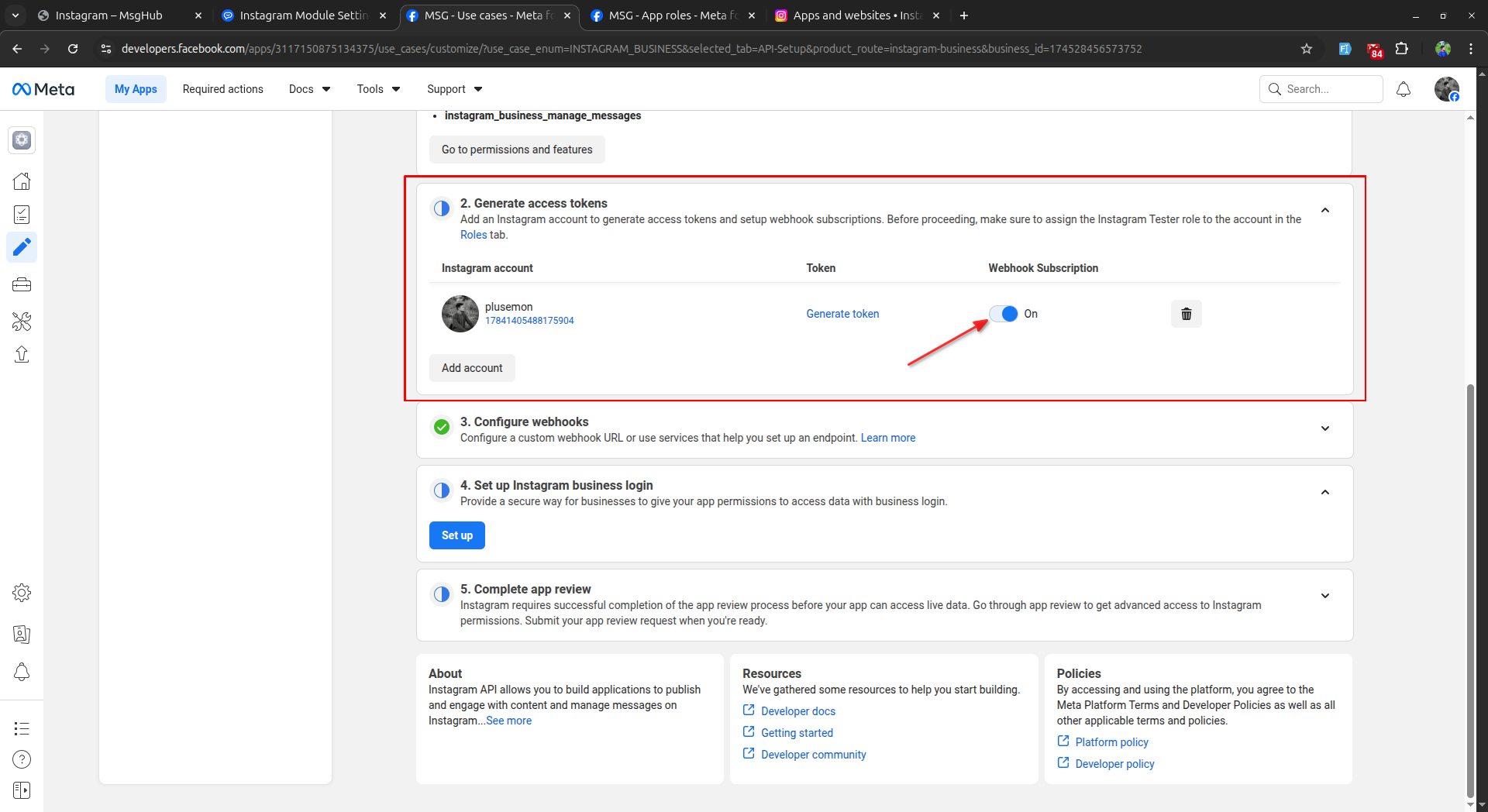 Enable Webhook